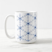 Diamond Snowflake Pattern Koffiemok (Links)