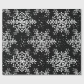 Diamond Snowflakes Cadeaupapier (Vlak)