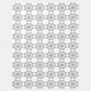 Diamond Snowflakes Fleece Blanket Deken