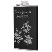 Diamond Snowflakes Wedding Heupfles (Links)