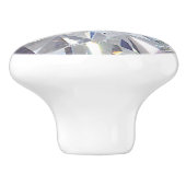Diamond Solitaire Ceramic Drawer Pull Knob Keramische Knop (Zijkant)