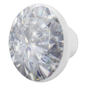 Diamond Solitaire Ceramic Drawer Pull Knob Keramische Knop (Rechts)