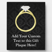 Diamond Solitaire Ring Fotoplaat (Voorkant)