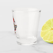 Diamond spelen Kaart vorm * Gamblers Delight Shot Glas (Rechts)