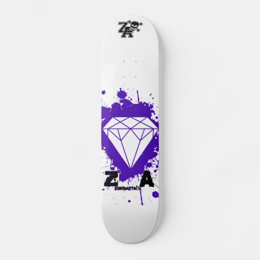 Diamond Splat Splat Skateboard (Voorkant)