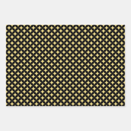 Diamond Star op zwart, rood en wit inpakpapier (Voorkant 2)