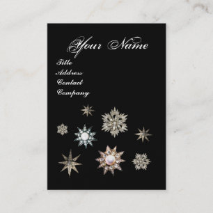 DIAMOND STARS MONOGRAM VISITEKAARTJE