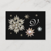 DIAMOND STARS MONOGRAM VISITEKAARTJE (Achterkant)