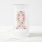 Diamond Swirl Pattern Matglas Bierpul (Center)