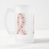 Diamond Swirl Pattern Matglas Bierpul (Links)