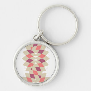 Diamond Swirl Pattern Sleutelhanger