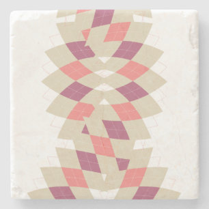 Diamond Swirl Pattern Stenen Onderzetter