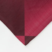 Diamond Tegel Pattern Fleece Deken (Hoek)