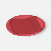 Diamond Texture Red Party Bord - (Gekanteld)
