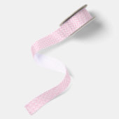 Diamond Trellis Wit - Lichtroze Lint (Achterkant)