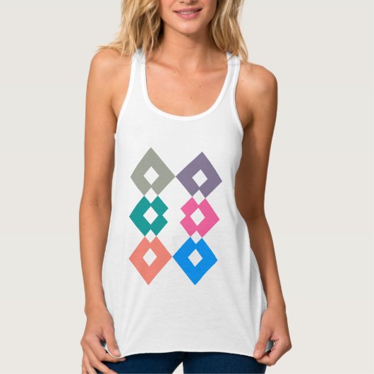 Diamond Triangle Tanktop (Voorkant)