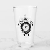 Diamond Turtle Shellback Monogram Glas (Achterkant)