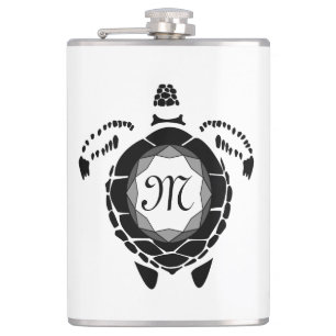 Diamond Turtle Shellback Monogram Heupfles