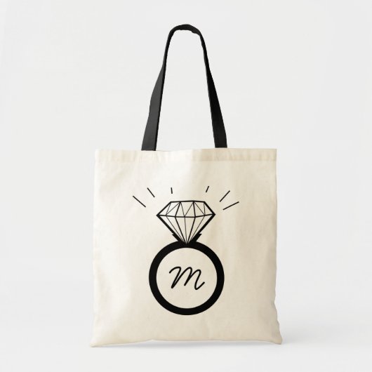 Diamond Verloving Ring monogram canvas tas (Voorkant)