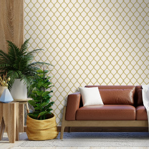 Diamond Weave Flax Net Design Behang