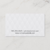 Diamond & Weave // Patroon III Visitekaartje (Achterkant)