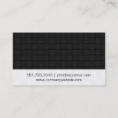 Diamond & Weave // Patroon III Visitekaartje (Achterkant)