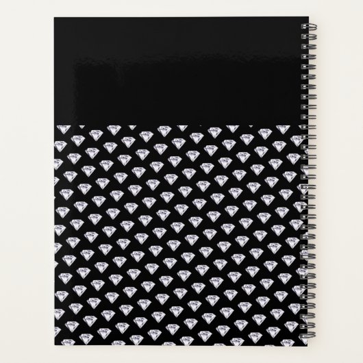 Diamond Wedding Bridal Party Moeder van de Groom Planner (Achterkant)