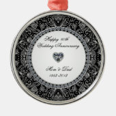 Diamond Wedding Jubileum Ornament (Voorkant)