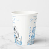 Diamond Wedding Jubileum Papieren Bekers (Rechts)