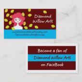 Diamond Willow Arts Visitekaartjes (Voorkant / Achterkant)