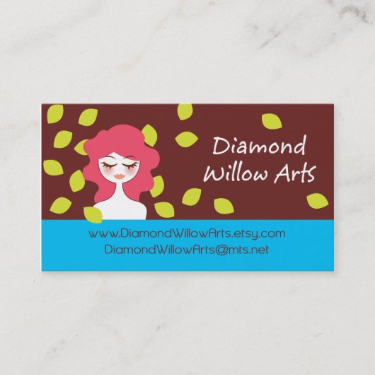 Diamond Willow Arts Visitekaartjes (Voorkant)