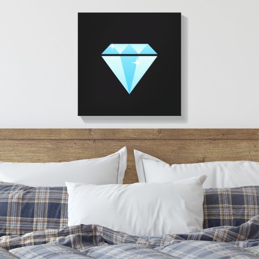 Diamond Wrapped Canvas (Insitu (Slaapkamer))