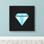 Diamond Wrapped Canvas Afdruk (Insitu (Houten vloer))
