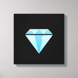Diamond Wrapped Canvas Afdruk