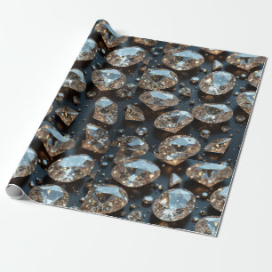 Diamond wrapping papier ziet eruit als echte diama