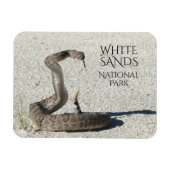 Diamondback Rattlesnake, White Sands National Magneet (Horizontaal)