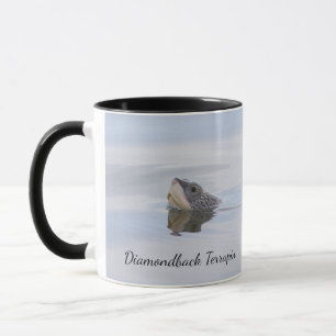 Diamondback Terrapin Gezicht Mok