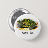 diamondback Terrapin Turtle van JungleWalk.Com Ronde Button 5,7 Cm (Voorkant /achterkant)