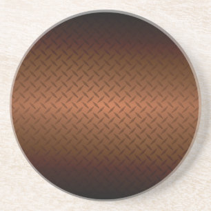 Diamondplate (Black) Zandsteen Onderzetter