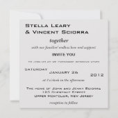 Diamondplate Industrial Wedding Invitation Kaart (Achterkant)