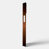 Diamondplate: zwarte patroon naar koper vervagen Case-Mate iPhone case (Achterkant / Rechts)