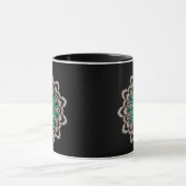 Diamonds en Emeralds Kaleidoscoop Mok (Midden)