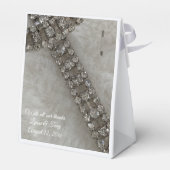Diamonds en Faux Fur Favor Box Bedankdoosjes (Achterkant)