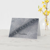 Diamonds en Fur Wedding Gefeliciteerd Kaart (Gele Bloem)