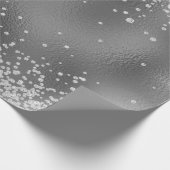 Diamonds Faux Glitter Bling Robin's Egg Blauwgroen Cadeaupapier (Hoek)