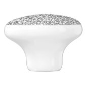 Diamonds Glitter Ceramic Knob. Keramische Knop (Zijkant)