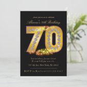 Diamonds & Gold, 70e anniversaire Invitations (Debout devant)