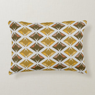 Diamonds Golden Graphical Pareltjes op elke kleur Decoratief Kussen
