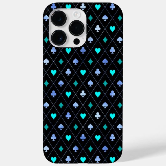 Diamonds harten schoppenbommen speelkaartenpatroon Case-Mate iPhone case (Achterkant)