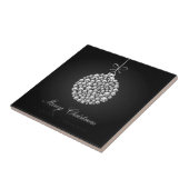 Diamonds Kerstbal Tegeltje (Zijkant)